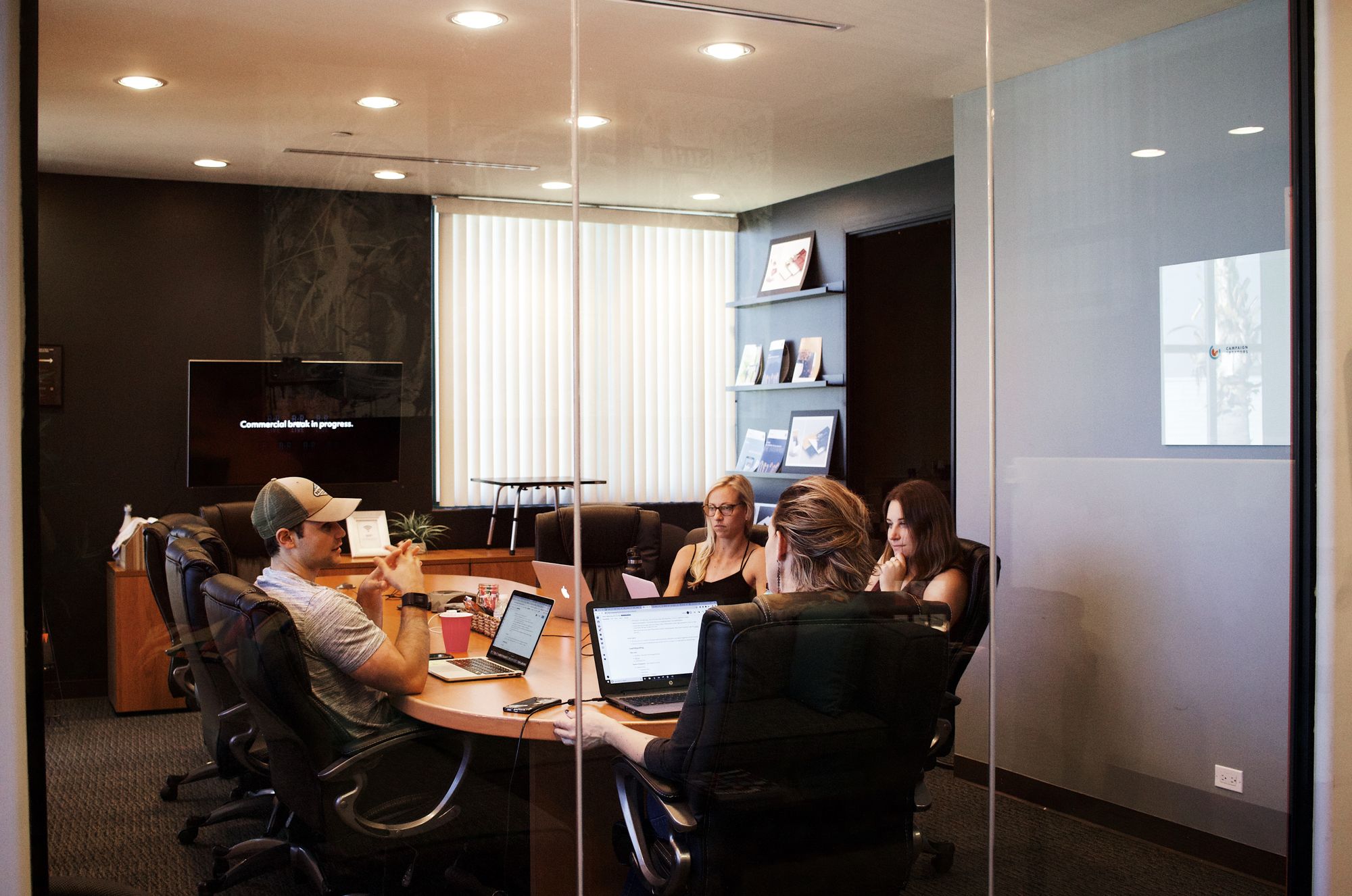 meeting at workplace
